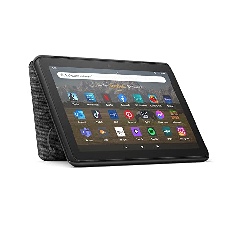 Hülle von Amazon für das Fire HD 8-Tablet (nur kompatibel mit Tablets der 12. Generation, 2022), schwarz