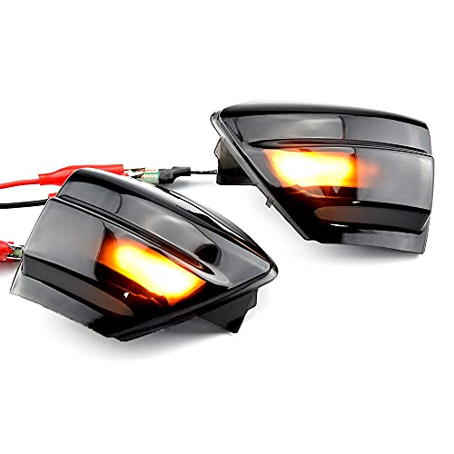 Spiegelblinker Dynamische,Dynamische Blinker Autozubehör Dynamisches Umdrehungssignal Seitenflügelspiegelanzeige Licht Lampe Passend Für Ford S-Max 2007-2014 Kuga C394 08-2012 C-MAX