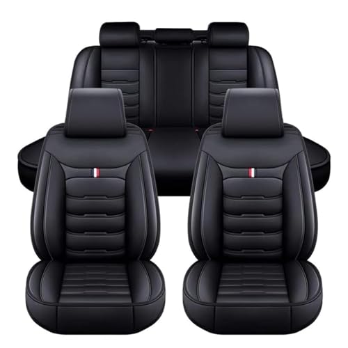 CLKYHJKD Auto Sitzbezüge für VW Tiguan Allspace Tiguan L LWB 2017~2023 7-Sitzer, Leder Autositzbezug Sitzbezügesets Sitzüberzug Schonbezüge, 5 Sitzer Sitzkissen Innenraum Sitzauflagen Sitzschoner