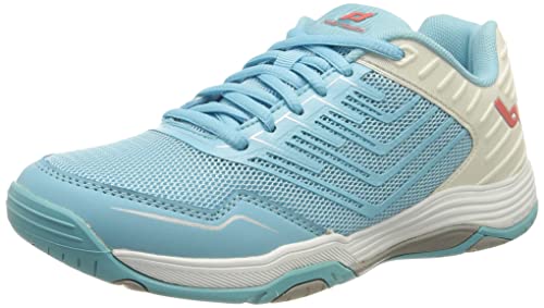 PRO TOUCH Damen Rebel 3 Volleyball-Schuh, Blue Light/White/R, 42 EU