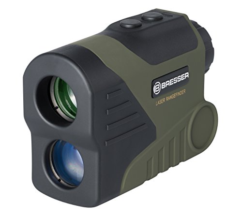 Bresser 4025880 Rangefinder Entfernungs und Speedmesser WP/OLED 6x24, 800m grün