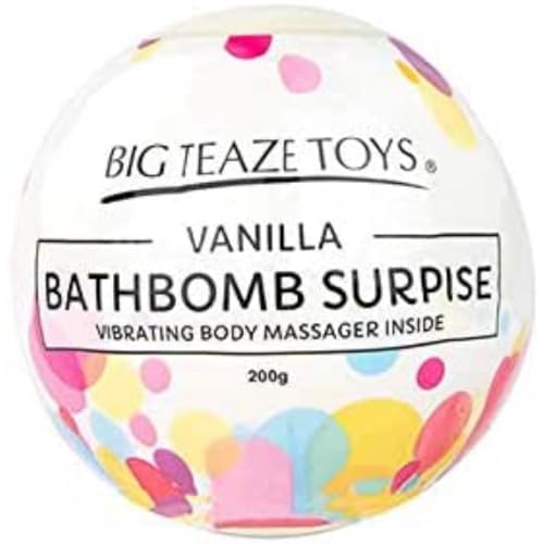 Big Teaze Toys E29023 Badebombenüberraschung mit vibrierendem Körpermassagegerät, 20 g