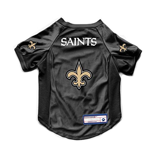 Littlearth New Orleans Saints Haustier-Jersey, Stretch, Team-Farbe, Größe XL