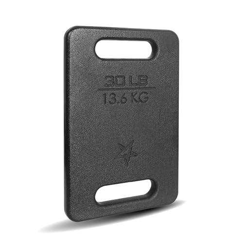 Yes4All 60DA Gusseisen Ruck Plate Gewichte, 13,6 KG | 30 PFUND