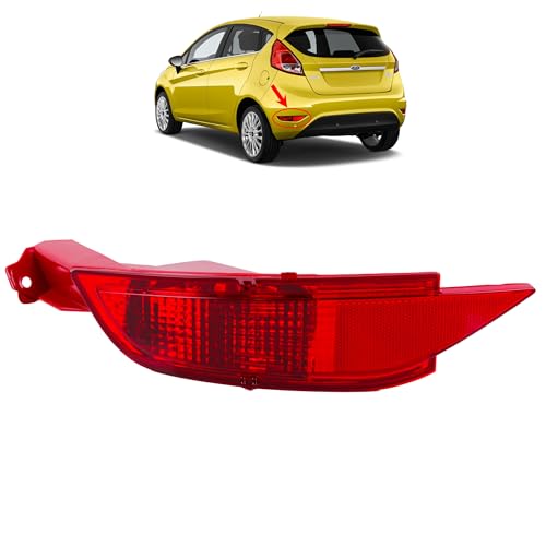 INLY Nebelschlussleuchte Nebelschlusslicht Reflektor Rückstrahler Rückleuchte Rücklicht Abdeckung kompatibel mit Fiesta (2008-2017) C Max (2010-2019) 2168298 1681884 8A6115K273AA 8A6115K273AB