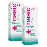 nasic O.K. Nasenspray mit dem Wirkplus | Abschwellendes Schnupfenspray ohne Konservierungsstoffe für Erwachsene & Schulkinder | Nasenspray mit Xylometazolin & Dexpanthenol | 10 ml Lösung