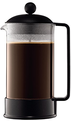 Bodum BRAZIL:,1548-01,Kaffeebereiter, AA88 Tassen,1 l, Schwarz