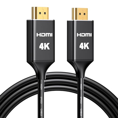 Highwings 4K HDMI Kabel 10Meter, Wand CL3-Bewertet 18Gbps HDMI 2.0 Kabel, High Speed HD Shielded Cord Unterstützung HDR10 ARC HDCP2.2 Kompatibel für PS3/4, Laptop, PC, HDTV, Projektor