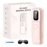 TIIMAGIC IPL Geräte Haarentfernung Laser, Schmerzfreie Haarentfernungsgerät zu Hause, 9 Intelligente Energiestufen für Männer, Frauen, 999,900 Lichtimpulse für Körper, Bikinibereich - Rosa