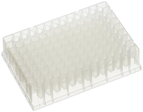 neoLab Polypropylene 96 MTP-Block, U-förmige Wells, 0.65mL Kapazität, Transparent (Klar), 50 Stück