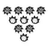 QEXUJOW Golf Spikes,10 Stück Golf Schuh Spikes, Leicht zu Wechselnde Stollen, Universelle Anti-Rutsch-Golfschuhe