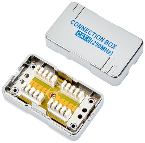 DIGITUS DN-93903 – LSA Verbindungsmodul Cat 6 – 1 Stück – Geschirmt – Cat6 LSA Schneidklemme – AWG 22 bis AWG 26 – Für Ethernetkabel, Netzwerkkabel, Verlegekabel, Installationskabel – Silber