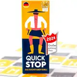 ATM Gaming Quickstop - Das Buchstaben-Duell - Kartenspiel für Jugendliche und Erwachsene - Schnell und Verrückt - 2 bis 7 Spieler - Kartenspiel ab 10 Jahren - Familienspiel