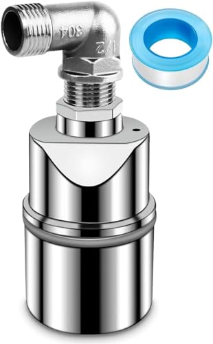 1 Zoll Schwimmerventil für Wassertank Pool – Automatisches Wasserstandskontrollventil – 304 Edelstahl schlechter Wasserstand, automatisches Befüllen Schwimmerventil