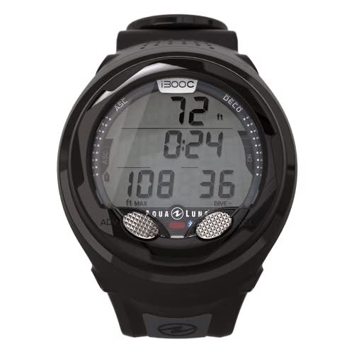 Aqualung i300C Tauchcomputer, Bluetooth, Aqua lung 3-Gas Dive Computer, Intuitive Navigation, Vier Betriebsarten, Höhenanpassung, Ideal zum Tauchen