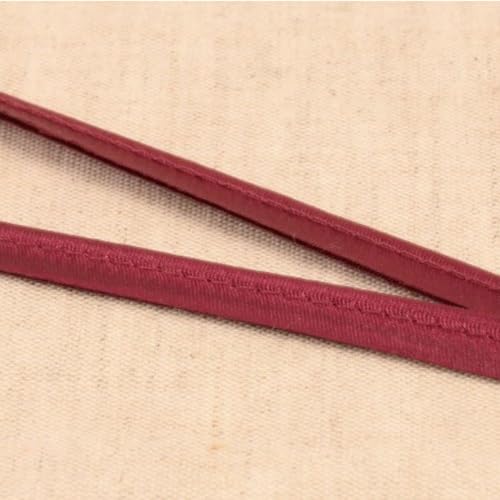 Paspelband Satin, uni, 10 mm | ab 2 m | Meterware (burgund)