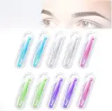 LYTIVAGEN 10 Stück Kontaktlinsen Pinzetten Kontaktlinsen Entfernen Kunststoff Kontaktlinsen Remover mit Saugnapf Bunte Contact Lens Tweezers