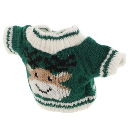 VICASKY Spielzeugbären-Pullover Groß Für Puppen Spielzeugbären-Pullover Zarte Puppenkleidung Puppenkostüm Bären-Sweatshirt Wiederverwendbare Puppenkleidung Weihnachtsstoff Süßes