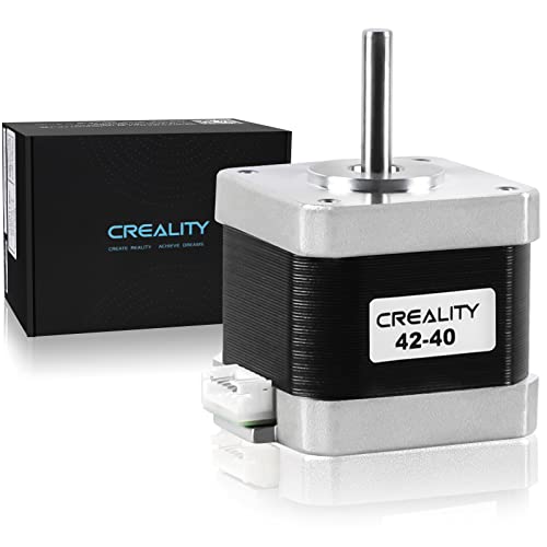 Creality Schrittmotor, Offiziell 42-40 Schrittmotor, 3D Drucker Schrittmotor 2 Phase 1A 1,8 Grad 0,4 N.M, Original Schrittmotor für 3D Drucker Extruder, für CR-10 Serie und Ender-3 Serie E-Achse