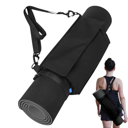 Tragegurt Yogamatte Aus Baumwolle, Verstellbare Yogamatten-Carrying Strap Für Alle Yogamatten Größen, Elastisch Yoga Gurt, Anpassbarer Yogamattengurt Mit Klettverschluss, Yoga-Mattenhalterung,