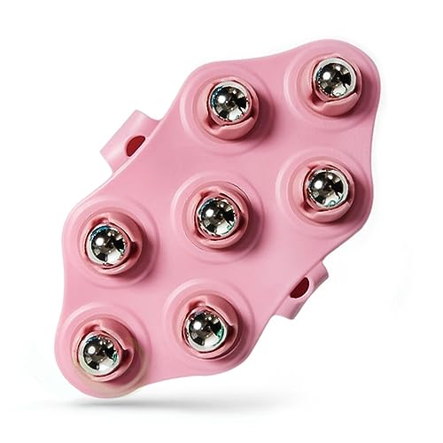 katmerio Roller Ball Massagehandschuh, Massage Handschuh mit 7x 360 Grad Rollen, Tragbarer Body Massager Massageroller Handschuh Massage Muscle Relax Abnehmen Magnetperlen Körpermassagegerät