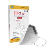 20 st. FFP3 Maske mit 7 Schichten, CE-geprüfte | Hoher Filtration >99% | Einzeln verpackt, nicht Wiederverwendbar, Erwachsenengröße, ohne Ventil, farbe Weiß