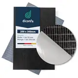diconfa Zellkautschuk EPDM wie Moosgummi SELBSTKLEBEND ca DIN A4 - WÄHLEN ==> DICKE: 1mm bis 50mm - MENGE: 1 bis 200 Stück - AUSWAHL: 200x300x1mm, 1 Stück - Universal Schaumstoffmatte