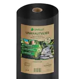 Covello Unkrautvlies 10m² Premium Line - Unkrautfolie wasserdurchlässig - Unkrautvlies für Garten - Gartenvlies gegen Unkraut hohe UV-Stabilisierung (10m x 1m) - reißfestes Unkrautvlies 50g/m²