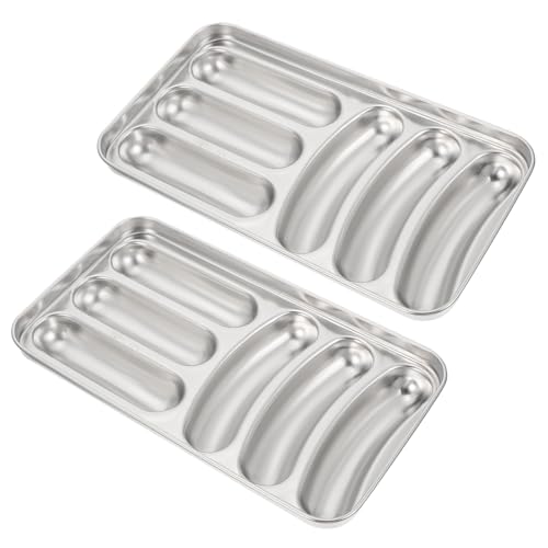 OFFSCH Antihaft-wurst-set Edelstahl Hot Dog Backen Leicht Zu Reinigen Robust