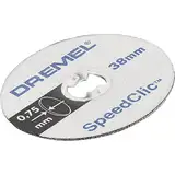 Dremel SpeedClic SC409 dünne Trennscheiben, Zubehörsatz mit 5 Trennscheiben zum Trennen von Metallrohren, gehärtetem Stahl, Kupfer, Trockenbauplatten u.v.m