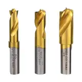 Gosknor 3stk Spot Weld Bohrer Set, Hochgeschwindigkeitsstahl Spot Weld Cutter Titanbeschichtete Spotweld Entferner Werkzeuge, Verfügbar in 6,5mm 8mm 10mm