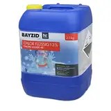 Chlor Flüssig 1 x 25 kg - Pool Flüssigchlor mit 13 bis 15% Aktivchlorgehalt zur Poolpflege und Wasserdesinfektion - Made in Germany - Höfer Chemie