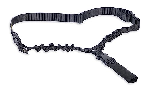 Tasmanian Tiger TT Single Sling Black Längenverstellbarer Gewehr-Riemen für G36 und Ähnliche Modelle, Schwarz