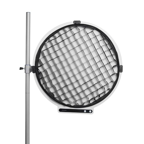 amaran Verge Max Lichtgitter – 45° Stoffgitter für weiches, gerichtetes Licht – Clip-On, faltbar für Verge Max Panel – Reduziert Streulicht, verstärkt den Kontrast