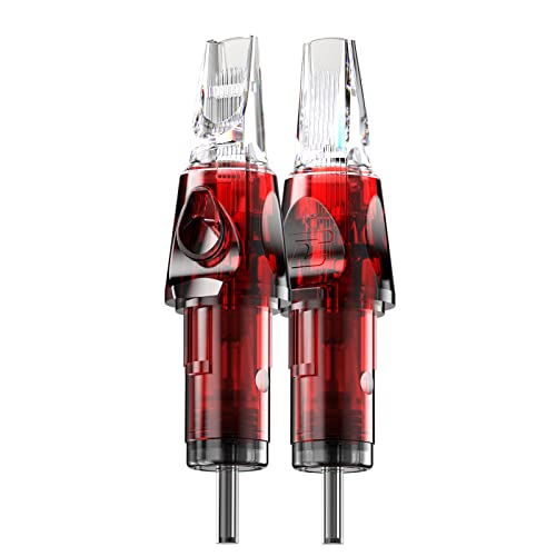 CNC Professionelle Tattoo Nadeln 20 Stück Patronen Nadeln # 10 Bugpin 23 Round Magnum M-Taper mit Membran Einweg (EN04X-20-1023RM)
