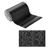 YBCCBY 1 Rollen Nylon Reparatur Patches Reparaturflicken Selbstklebend Stoffflicken Schwarz Flickstoff Selbstklebende Textilflicken Wasserdicht Klebeflicken Stoff Daunenjacke Flicken für Kleidung Zelt