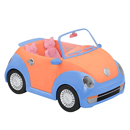 Glitter Girls Cabrio für 36 cm Puppen – Auto Fahrzeug Puppenzubehör – Spielzeug für Kinder ab 3 Jahren