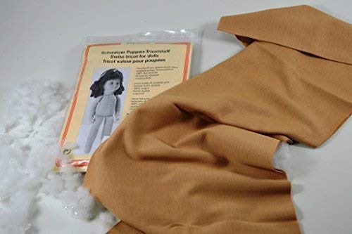 Glorex Stoff Puppentrikot beige, 25x160 cm