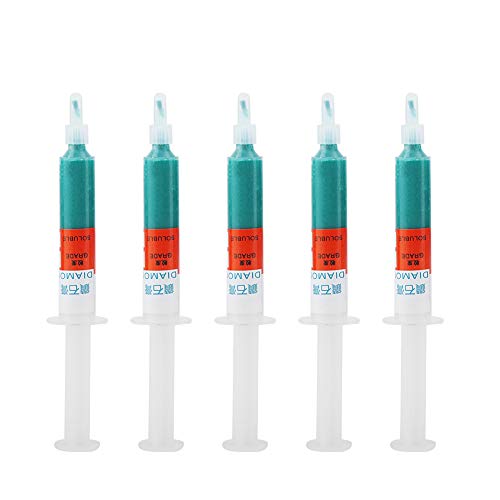 Akozon Diamant Schleifpaste 5 Stück/Set Diamant Läpppaste Polierpaste Diamantschleifen Läppmasse Körnung Compound Verbindung Spritzen (W20#600)