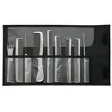Comair 7001027 Kammset IONIC STATIC FREE, 9-teilig, grau