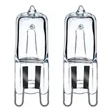 GMY Halogen G9 40W 230V Backofenlampe Oven Lampe Für Backofen- und Mikrowellenanwendungen 300 Grad C Hitzebeständige Glühbirnen 2er Pack, Warmweiß