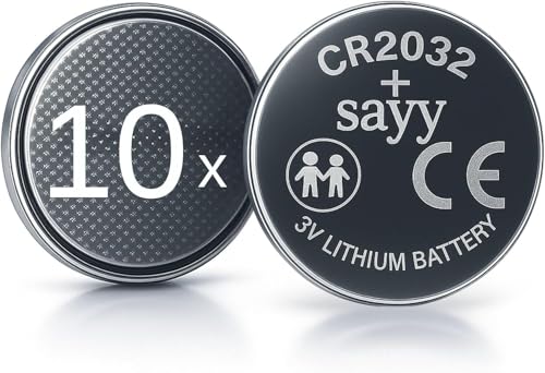 10X CR2032 Batterien Lithium Elektronikzubehör 3V Labor Industrieware