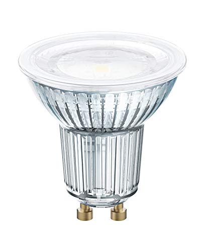 OSRAM Dimmbare PAR16 LED Reflektorlampe mit GU10 Sockel, Warmweiss (2700K), Glas Spot, 7.9W, , LED SUPERSTAR PAR16 [Energieklasse G], 650 lm, Warmweiß