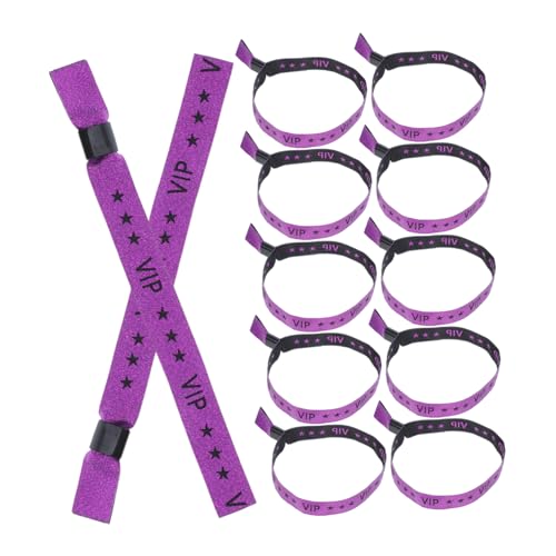 COOPHYA 20 Stück Party Ring Farbige Armbänder Für Events Konzert Armbänder Vip Armbänder Armbänder Für Event Party Armbänder Event Armbänder Vip Eintritts Armbänder Stoff