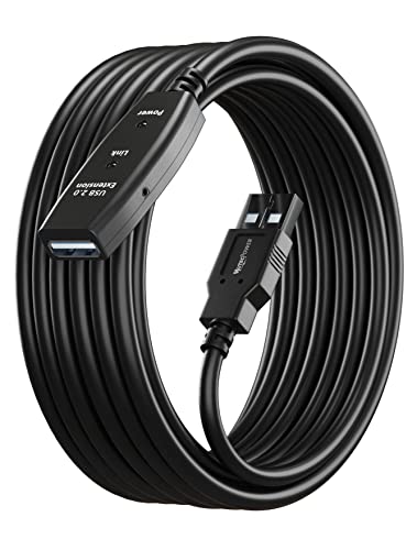 MutecPower 10m USB 2.0 Aktiv kabel männlich zu weiblich - Kabel mit Verlängerung Chipsatz - Repeater-/Verlängerungskabel - 10 meter