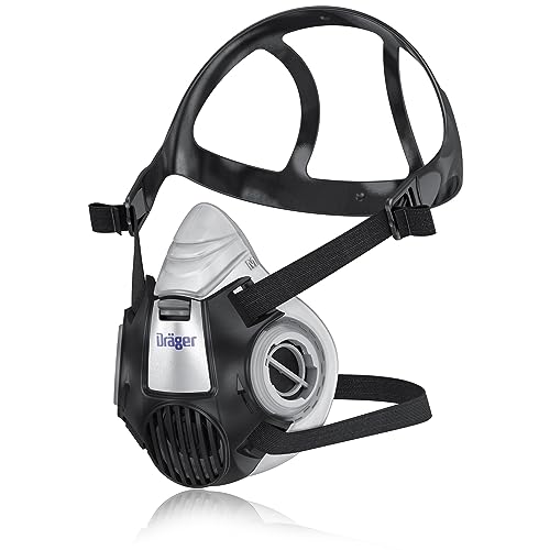 Dräger X-plore 3300 Halbmaske | Gr. S | Mehrweg Atemschutz-Maske für den Einsatz mit wechselbaren Bajonettfiltern