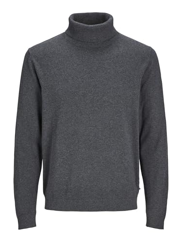 JACK & JONES Male Rollkragenpullover Einfarbig Rollkragenpullover