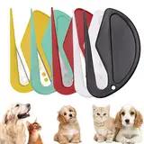 Pet Knotting Comb,Entfilzer mit Stahlklinge,Entfilzungswerkzeug für Hunde, Knotenkamm für Katze,Hundekamm Fellbürste Hund Sanft Entfernt Unterwolle,Perfekt zum Entfernen von Verfilzungen (5 pcs)