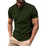 Generisch 20,Poloshirt Herren Kurzarm Golf Hemd mit Stickerei Sommer T-Shirts,Hemden Herren Kurzarm Slim Fit,Poloshirt Herren Schwarz 3Er Pack