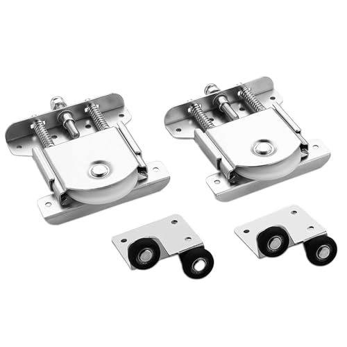 LOFOTU Ersatzrollen für Schiebetüren, Metall-Möbel-Hardware, strapazierfähig, für Schranktüren